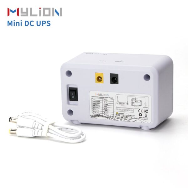 Best seller Mylion Newest MU68W 45W 12V 3A Mini UPS Lithium Battery Backup Mini UPS For WiFi Router - Image 9