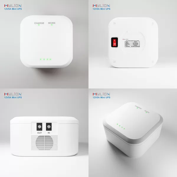 Mylion 12V 5A Mini UPS battery backup unit BBU Uninterruptible Power Supply for Gateway WiFi hub Smart home - Image 2